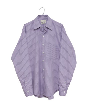 CAMISAS MANOLO - NORMAL SHIRT LILAC/BLUE CHECKS pas cheres