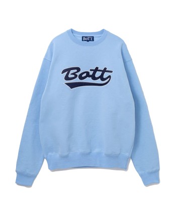 BOTT - SCRIPT LOGO CREWNECK LIGHT BLUE en ligne des produits 