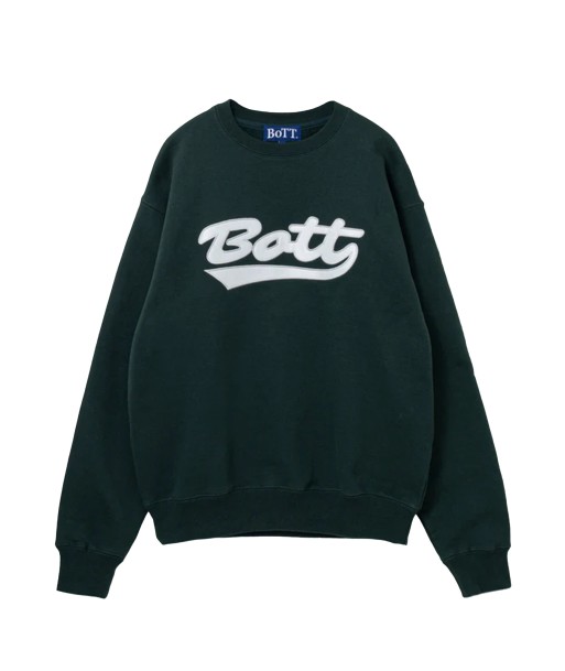 BOTT - SCRIPT LOGO CREWNECK GREEN online