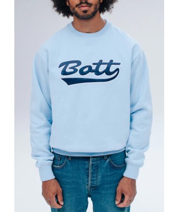 BOTT - SCRIPT LOGO CREWNECK LIGHT BLUE en ligne des produits 