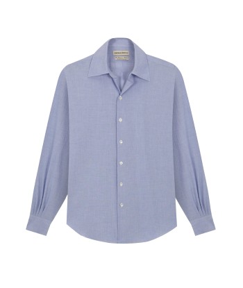 CAMISAS MANOLO - NORMAL SHIRT LIGHT BLUE SEERSUCKER Venez acheter