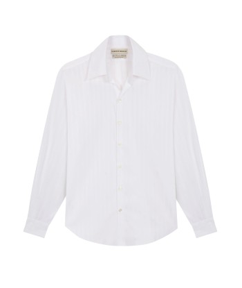 CAMISAS MANOLO -  WHITE WHITE STRIPES NORMAL SHIRT En savoir plus