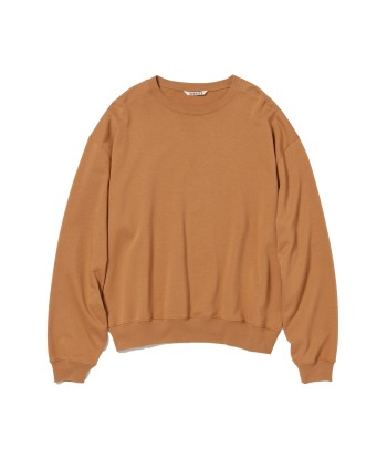 AURALEE - SUPER HIGH GAUZE SWEAT P/O LIGHT BROWN l'achat 