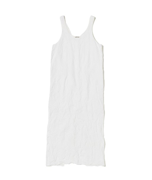 AURALEE - WRINKLED WASHED FINX TWILL DRESS WHITE l'achat 