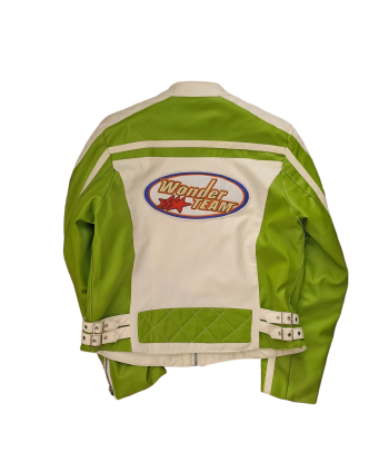 Green y2k biker jacket prix pour 