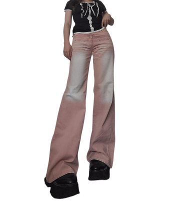 90s pink denim over pants 50-70% off 