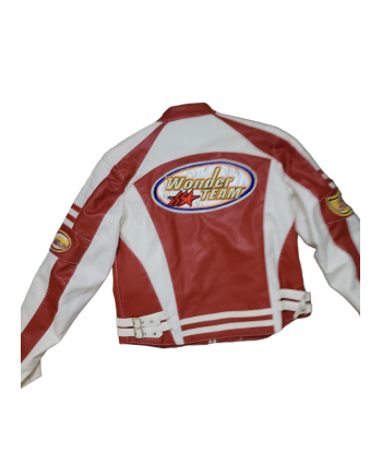 Red y2k biker jacket offre 