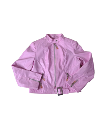 Pink biker jacket y2k livraison et retour toujours gratuits