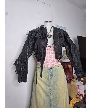 Y2k vintage cowgirl fringes jacket sur le site 