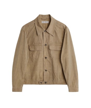 OUR LEGACY - COACH JACKET DARK SAND RICH POPLIN prix