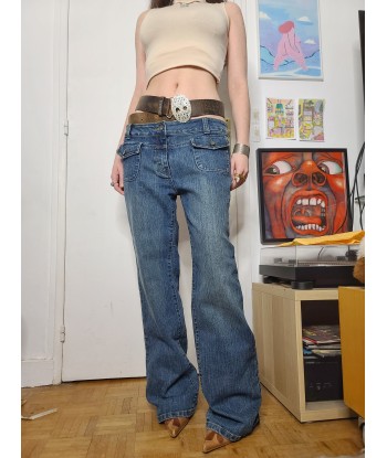 90s grunge denim overpants le des métaux précieux