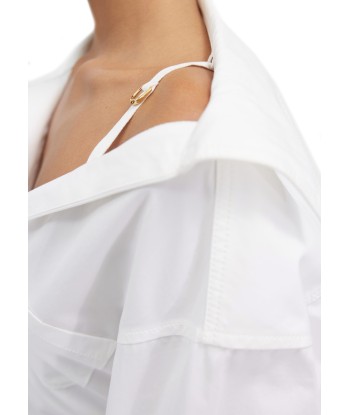 JACQUEMUS - LA ROBE CHEMISE WHITE livraison gratuite