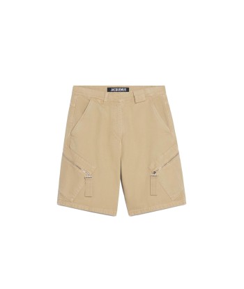 JACQUEMUS - LE SHORT MARRONE BEIGE outlet