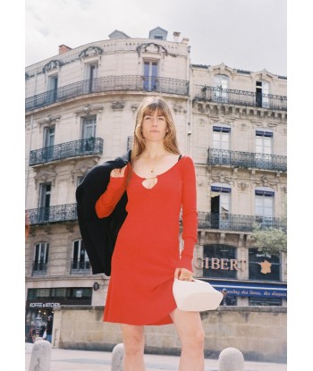 JACQUEMUS - LA MINI ROBE PRALÙ DARK RED Les magasins à Paris