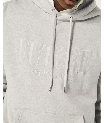 Sweatshirt Hoodie Future Ton Sur Ton (S24 / HOMME / Gris Chiné Clair) l'évolution des habitudes 