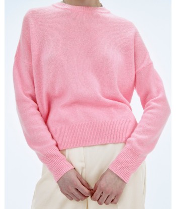 Pull Col Rond Oversize (S24 / FEMME / Magic Pink Mouliné) commande en ligne