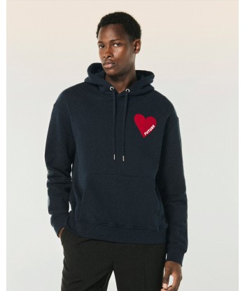 Sweatshirt Hoodie Coeur (S24 / HOMME / Navy) acheter en ligne