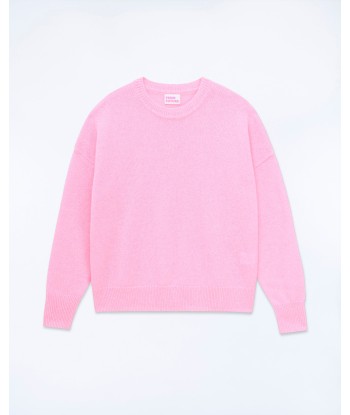 Pull Col Rond Oversize (S24 / FEMME / Magic Pink Mouliné) commande en ligne