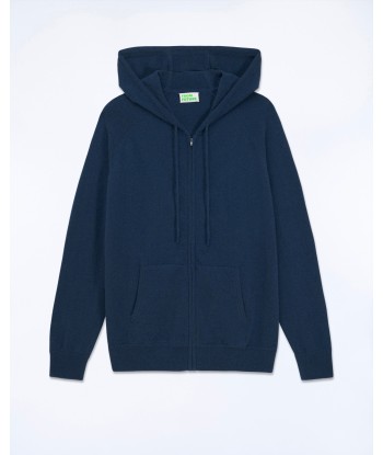 Pull Hoodie Uni  (S24 / HOMME / Midnight Blue) de pas cher