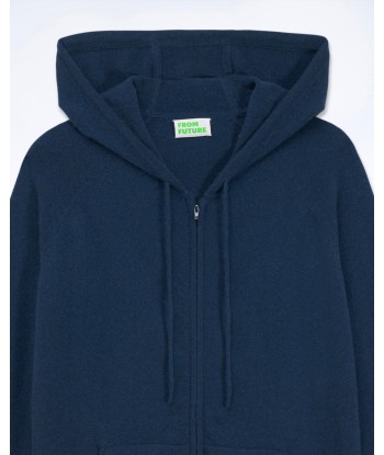 Pull Hoodie Uni  (S24 / HOMME / Midnight Blue) de pas cher