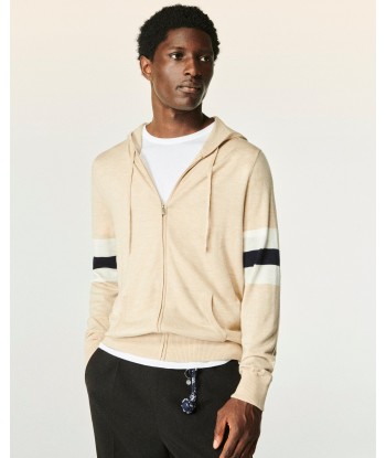 Pull Hoodie Brassard (S24 / HOMME / Beige Chiné) 50% de réduction en Octobre 2024