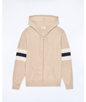 Pull Hoodie Brassard (S24 / HOMME / Beige Chiné) 50% de réduction en Octobre 2024