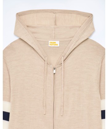 Pull Hoodie Brassard (S24 / HOMME / Beige Chiné) 50% de réduction en Octobre 2024