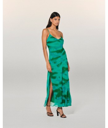 Robe Longue Bretelle Mousseline (S24 / FEMME / Marvelous Green) de votre