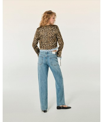 Top Manches Longues Bords Dentelle  (S24 / FEMME / Winter Leopard) JUSQU'A -70%! 