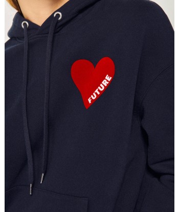 Sweatshirt Hoodie Coeur (S24 / FEMME / Navy) de France