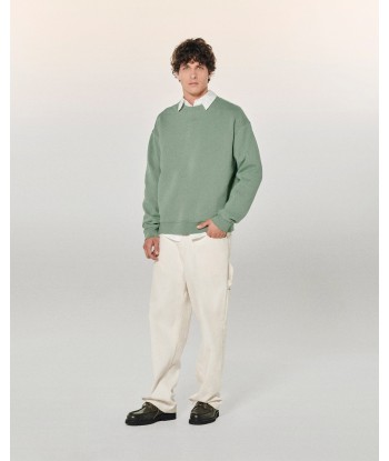 Sweatshirt Col Rond  (S24 / HOMME / Dip Dye Vert) de technologie