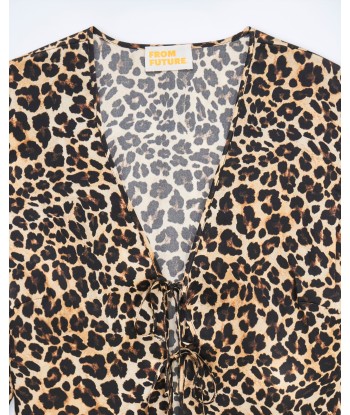 Top Manches Longues Bords Dentelle  (S24 / FEMME / Winter Leopard) JUSQU'A -70%! 