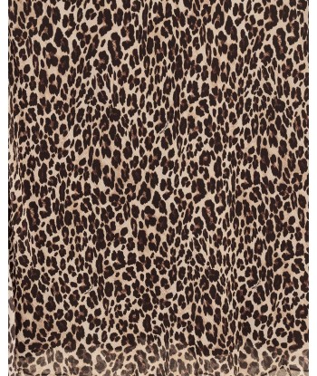 Jupe Mi Longue Mousseline (S24 / FEMME / Winter Leopard) de la marque