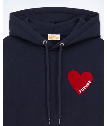 Sweatshirt Hoodie Coeur (S24 / FEMME / Navy) de France