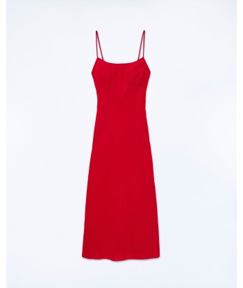 Robe Longue Bretelle Ilona (S24 / FEMME / Red) offre 