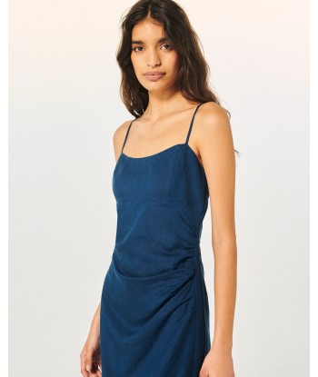 Robe Longue Bretelle  (S24 / FEMME / Navy) l'achat 