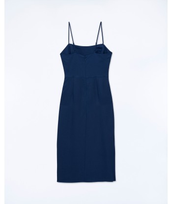 Robe Longue Bretelle  (S24 / FEMME / Navy) l'achat 