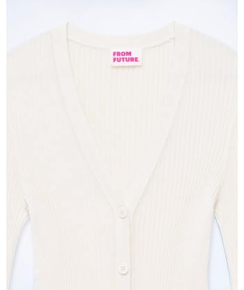 Pull Cardigan  (S24 / FEMME / Ecru) vous aussi creer 