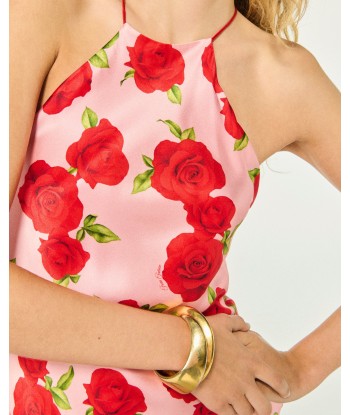 Robe Courte Bretelle Selena (S24 / FEMME / Hot Roses) de votre