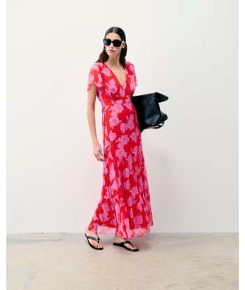 Robe Longue Manche Courte Julia (S24 / FEMME / Summer Roses Re) est présent 