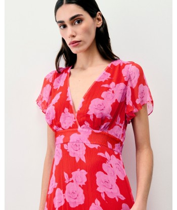 Robe Longue Manche Courte Julia (S24 / FEMME / Summer Roses Re) est présent 