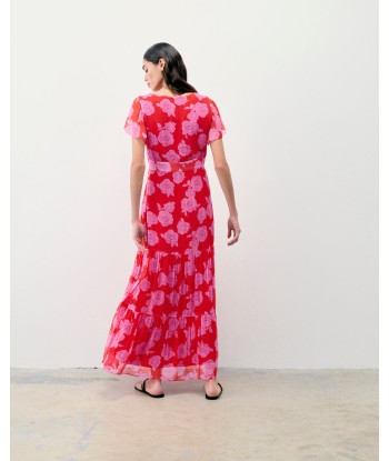 Robe Longue Manche Courte Julia (S24 / FEMME / Summer Roses Re) est présent 