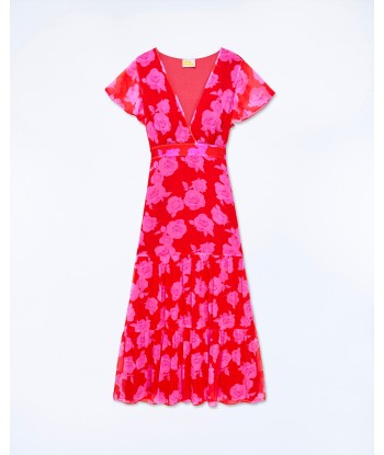 Robe Longue Manche Courte Julia (S24 / FEMME / Summer Roses Re) est présent 