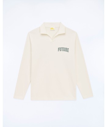 T-shirt Col Polo Future (S24 / HOMME / Ecru) à prix réduit toute l'année