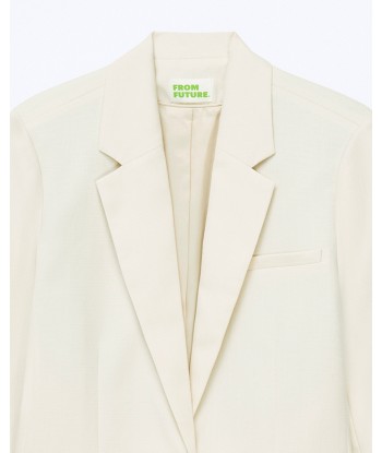 Veste Blazer  (S24 / FEMME / Ecru) plus qu'un jeu 