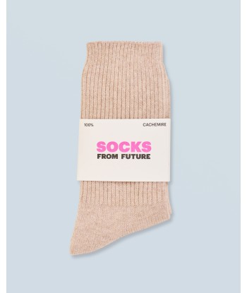 Chaussettes Mi-hautes à Cotes (H24 / ACCESSOIRES / Beige Chiné) de la marque