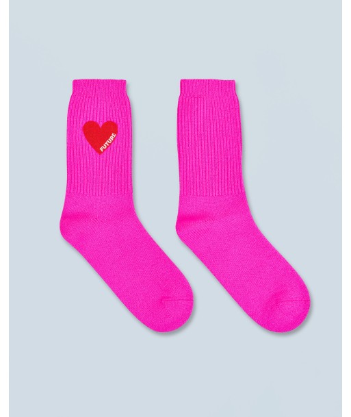 Chaussettes Mi-hautes Coeur (H24 / ACCESSOIRES / Utopic Pink) des créatures d'habitude