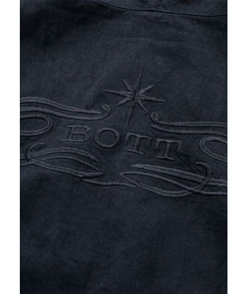 BOTT - PIGMENT DYED WORK JACKET BLACK livraison gratuite