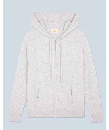 Pull Hoodie Zippé Basique (H24 / HOMME / Gris Chiné Clair) shop