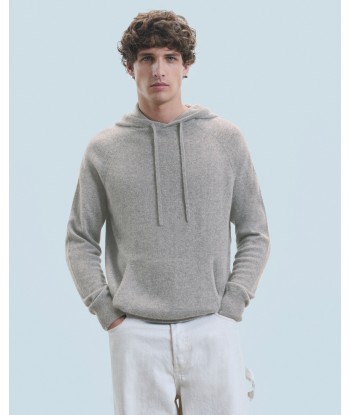 Pull Hoodie Oversize Léger (H24 / HOMME / Gris Chiné Foncé) en stock